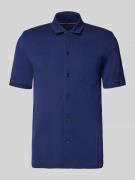 Tommy Hilfiger Regular Fit Freizeithemd mit Mesh-Struktur in Marine, G...