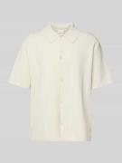 CK Calvin Klein Regular Fit Freizeithemd mit Strukturmuster in Sand, G...