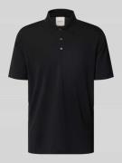 CK Calvin Klein Regular Fit Poloshirt mit 1/2-Arm in Black, Größe S