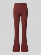OH APRIL Bootcut Leggings aus Viskose-Mix Modell 'Tia' in Bordeaux, Gr...