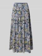 Lauren Ralph Lauren Maxirock im Stufen-Look Modell 'PAULDINA' in Blau,...