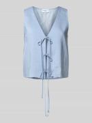 Marella Regular Fit Weste aus Viskose-Leinen-Mix Modell 'ISOLANA' in H...