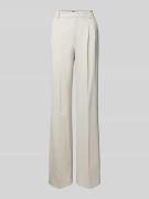 Oui Stoffhose mit französischen Eingrifftaschen in Beige, Größe 42