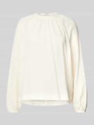 Scotch & Soda Regular Fit Bluse mit Schlüsselloch-Ausschnitt in Ecru, ...
