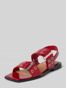 Steve Madden Sandalen mit Ziernieten Modell 'SARIA' in Rot, Größe 40