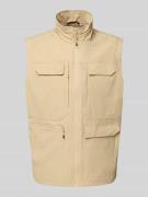 Icepeak Weste mit Stehkragen Modell 'BERGHEIM' in Sand, Größe 52
