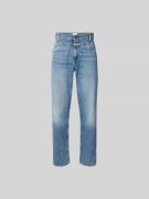Closed Tapered Fit Jeans aus reiner Baumwolle in Jeansblau, Größe 32