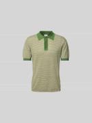 Closed Poloshirt mit kurzer Knopfleiste in Khaki, Größe M