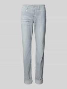 MAC Slim Fit Jeans mit Eingrifftaschen in Hellblau, Größe 38/32