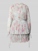 LACE & BEADS Cocktailkleid mit Stehkragen in Hellblau, Größe M