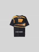 Diesel Oversized T-Shirt mit Statement-Print in Dunkelgrau, Größe L