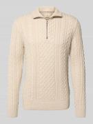 Jack & Jones Premium Strickpullover mit gerippten Abschlüssen Modell '...