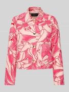 s.Oliver BLACK LABEL Regular Fit Kurzblazer aus reiner Baumwolle in Pi...