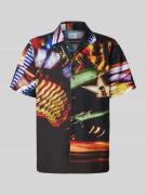 PAUL SMITH Freizeithemd mit Knopfleiste in Black, Größe L