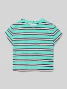 Tommy Hilfiger Teens Regular Fit T-Shirt aus reiner Baumwolle in Lagun...