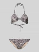 Shiwi Bikini-Set im Allover-Look Modell 'BIBI' in Beige, Größe 34