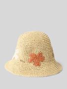 Barts Hut mit floralen Applikationen Modell 'DARSHY' in Beige, Größe 1