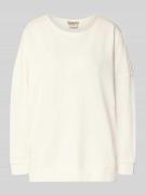 Smith and Soul Oversized Sweatshirt aus Baumwoll-Mix in Offwhite, Größ...