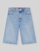 HUGO Wide Fit Shorts aus reiner Baumwolle Modell 'GELITA_1' in Hellbla...