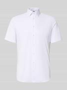 Jake*s Slim Fit Business-Hemd mit Kentkragen in Weiss, Größe 37/38