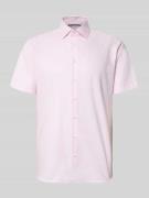 Christian Berg Men Regular Fit Business-Hemd mit Kentkragen in Pink, G...