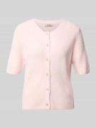 MOS MOSH Cardigan aus Woll-Mix mit 1/2-Arm Modell 'Thora' in Hellrosa ...