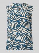 ZABAIONE Regular Fit Blusentop aus Viskose Modell 'Iv44anka' in Marine...