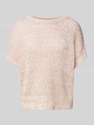 ARMANI EXCHANGE Strickpullover mit gerippten Abschlüssen in Apricot, G...