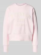 MOS MOSH Relaxed Fit Sweatshirt aus Viskose-Mix Modell 'Nima' in Hellr...