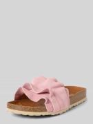 Verbenas Sandalette aus Leder Modell 'ROCIO SERRAJE VOLANTE' in Pink, ...
