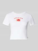 Levi's® Shaped Fit T-Shirt aus reiner Baumwolle in Weiss, Größe L