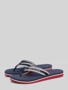 Tommy Hilfiger Zehentrenner mit Logo Details in Dunkelblau, Größe 36