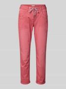 Tom Tailor Relaxed Fit 7/8 Hose aus Baumwoll-Mix in Pink, Größe 36/28