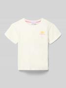 DANAMADE T-Shirt mit Print und Rundhalsausschnitt in Ecru, Größe 140