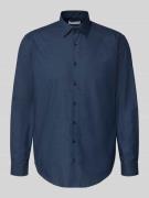 Christian Berg Men Regular Fit Business-Hemd aus Baumwolle mit Kentkra...