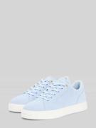 Tommy Hilfiger Low Top Sneaker aus echtem Leder in Hellblau, Größe 36