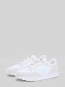 Tommy Hilfiger Sneaker aus Veloursleder mit Mesh-Details in Weiss, Grö...