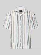 MCNEAL Regular Fit Freizeithemd mit Kentkragen in Ecru, Größe L