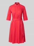 Christian Berg Woman Selection Knielanges Hemdblusenkleid mit Bindegür...