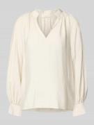 Christian Berg Woman Bluse aus Viskose-Mix mit Serafino-Ausschnitt in ...