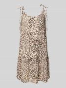Jake*s Casual Strandkleid aus Viskose im Allover-Look in Schlamm, Größ...