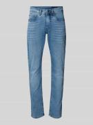 Pierre Cardin Tapered Fit Jeans im Used-Look Modell 'Lyon' in Hellblau...