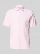 MCNEAL Regular Fit Freizeithemd aus Leinen-Baumwoll-Mix in Rose, Größe...