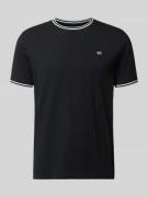 Christian Berg Men T-Shirt mit Kontraststreifen und Rundhalsausschnitt...
