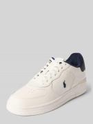 Polo Ralph Lauren Low Top Sneaker aus echtem Leder in Weiss, Größe 40