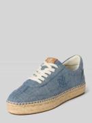 Lauren Ralph Lauren Low Top Sneaker mit Espadrille-Sohle in Jeansblau,...