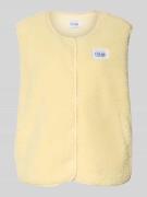 VILLA SOPHIE Regular Fit Weste in Teddy-Optik Modell 'AMALIA' in Hellg...