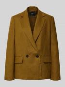 Mango Blazer mit Pattentaschen Modell 'TEMPOLI' in Oliv, Größe M