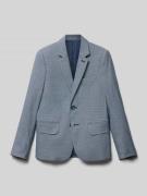 Standar 2-Knopf-Sakko mit Reverskragen in Blau, Größe 164