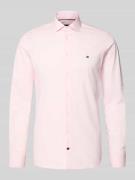 Tommy Hilfiger Tailored Fit Businesshemd aus Baumwoll-Mix in Rosa, Grö...